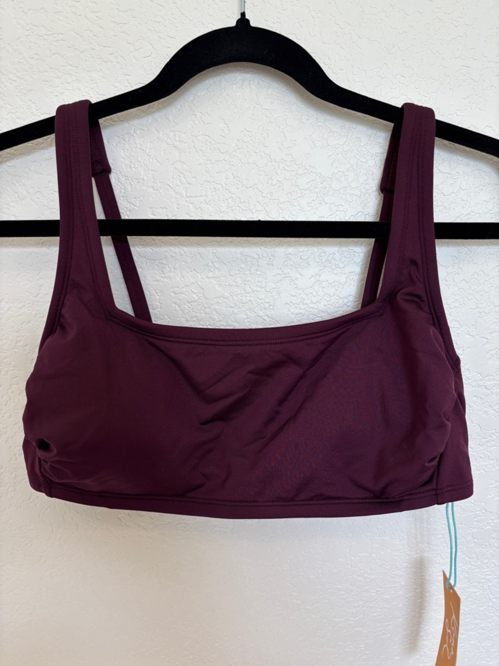 Kona Sol Plum Scoop Neck Bralette